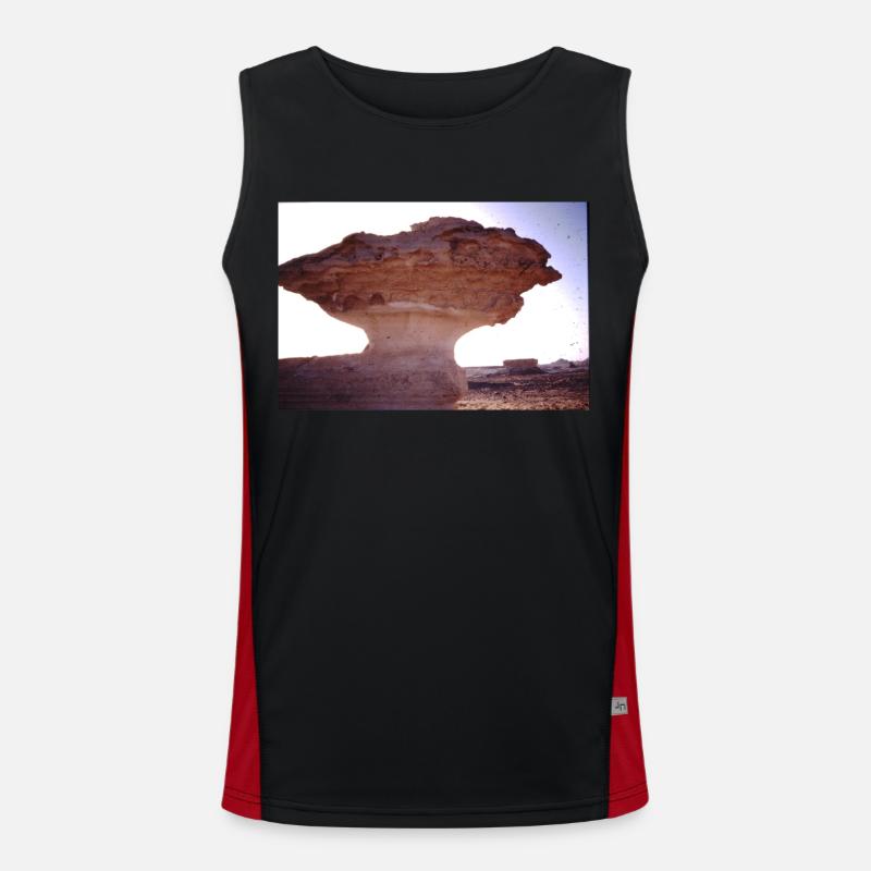 Desert Funktionelles Kontrast-Tank Top für Männer 