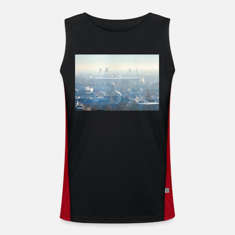 Quarter Men's Functional Contrast Tank Top 