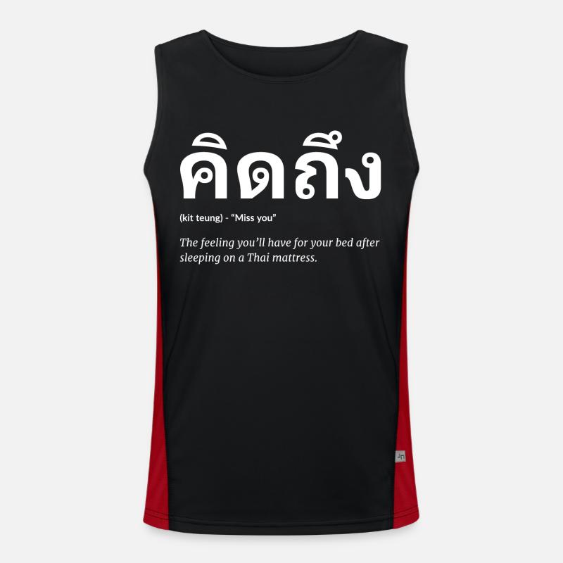Thaï Débardeur respirant contrasté Homme 