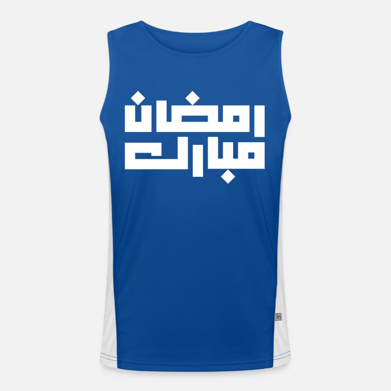 Ramadan Mubarak, Ramadan Mubarak 2023 Funktionelles Kontrast-Tank Top für Männer 