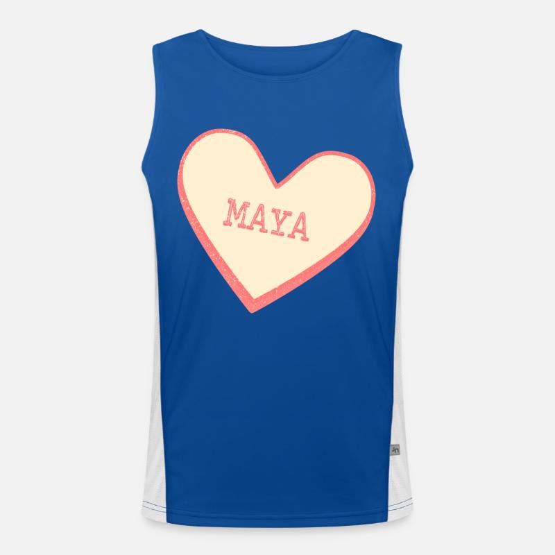Maya Funktionelles Kontrast-Tank Top für Männer 
