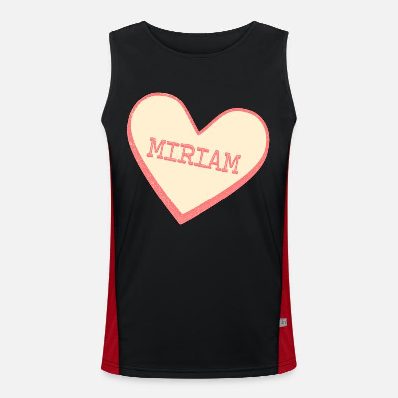 Miriam Funktionelles Kontrast-Tank Top für Männer 