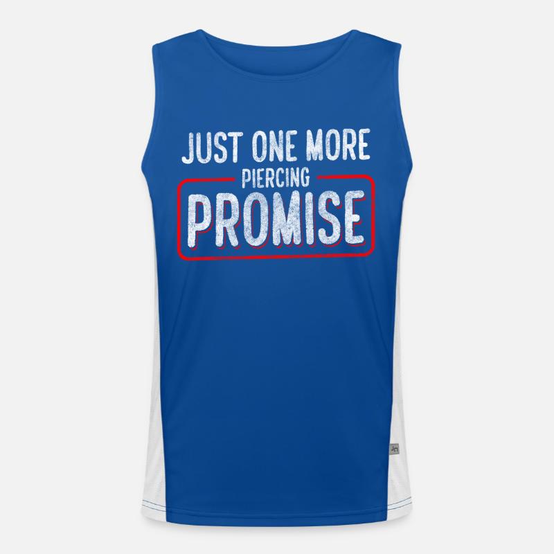 Piercing Nadel Beruf Körper Funktionelles Kontrast-Tank Top für Männer 