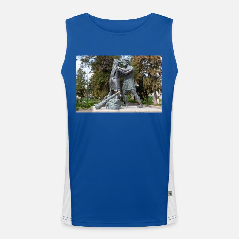 Statue du Match de lutte mythologique Débardeur respirant contrasté Homme 