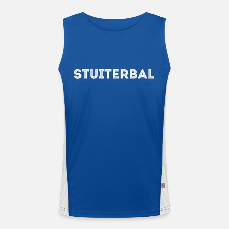 ADHD - Bouncing ball Men's Functional Contrast Tank Top 