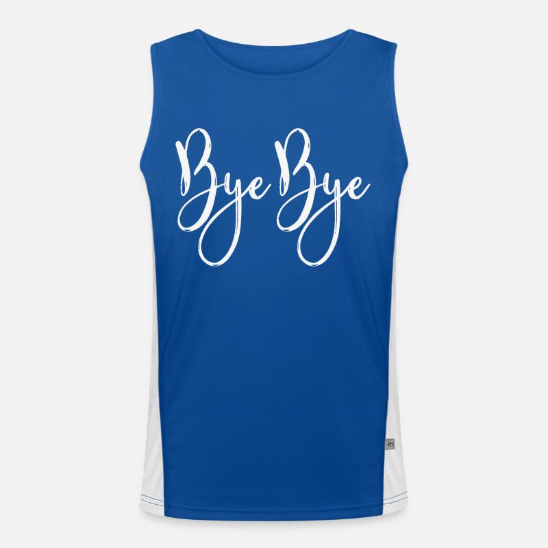 bye bye Men's Functional Contrast Tank Top 