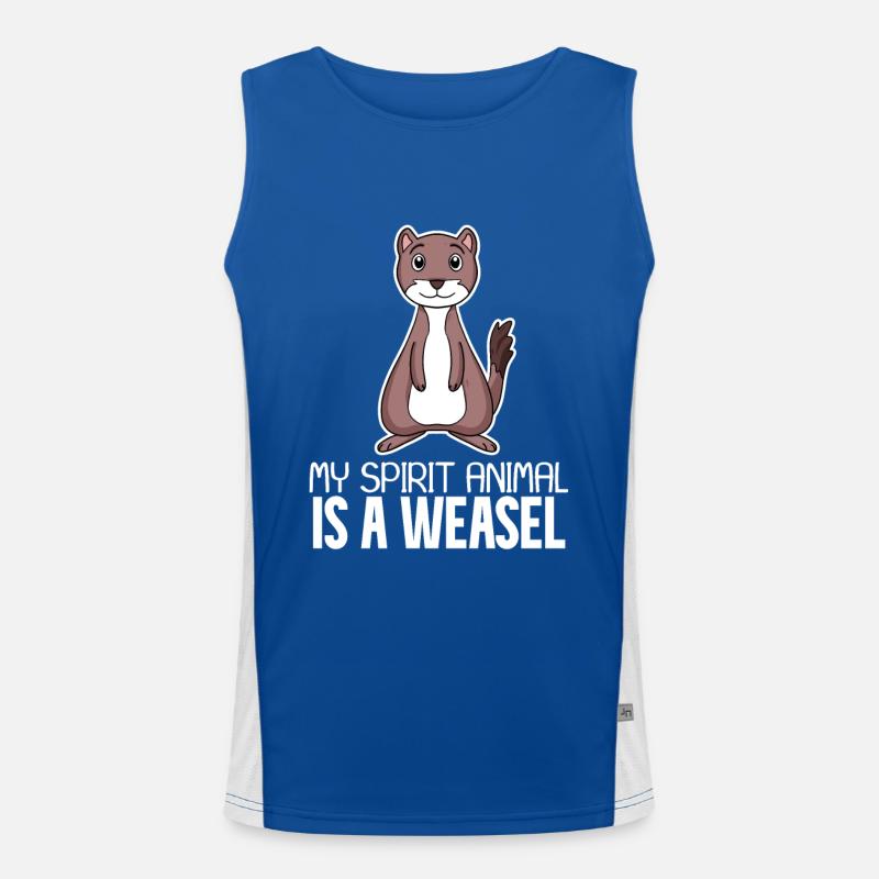 Wiesel Funktionelles Kontrast-Tank Top für Männer 