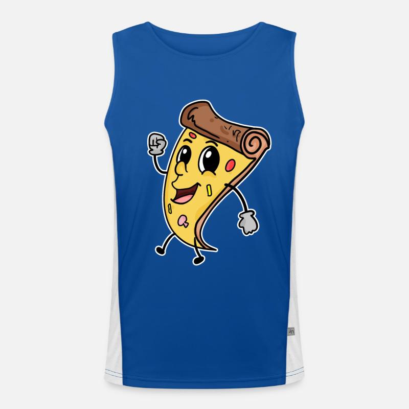 Pizza Men's Functional Contrast Tank Top 