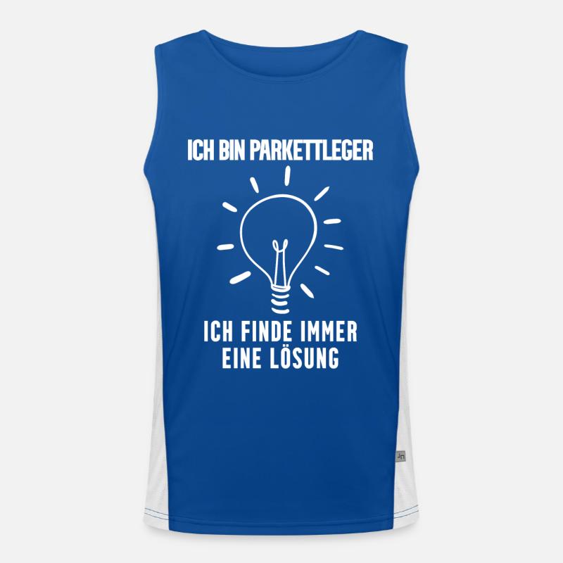 Parkettleger Funktionelles Kontrast-Tank Top für Männer 