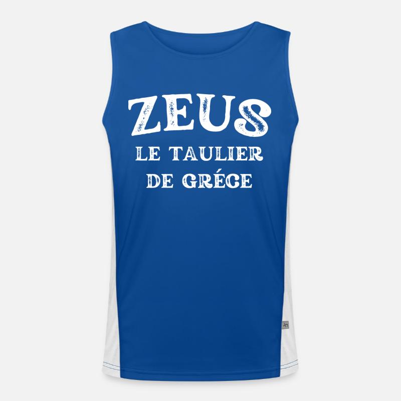 ZEUS le taulier de Grèce Débardeur respirant contrasté Homme 