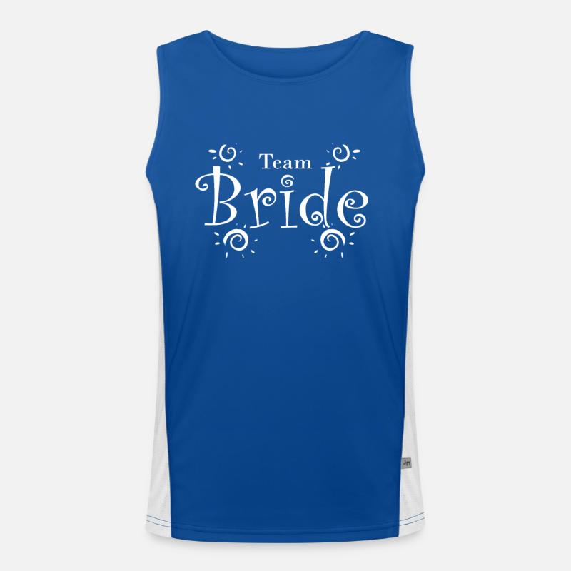 Team Bride Men's Functional Contrast Tank Top 