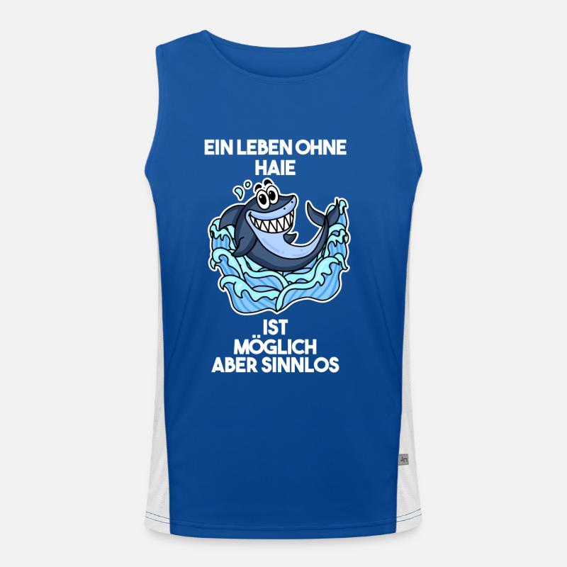 Hai Liebe Funktionelles Kontrast-Tank Top für Männer 