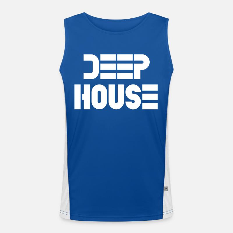Deep house Men's Functional Contrast Tank Top 