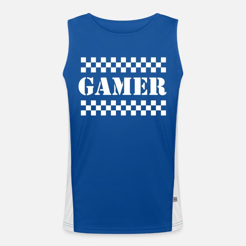 Game Gaming PC Funktionelles Kontrast-Tank Top für Männer 