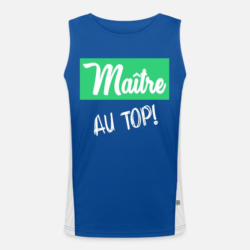 MASTER Men's Functional Contrast Tank Top 