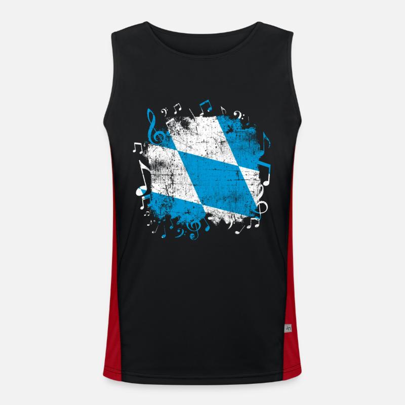 Music Bavaria Men's Functional Contrast Tank Top 