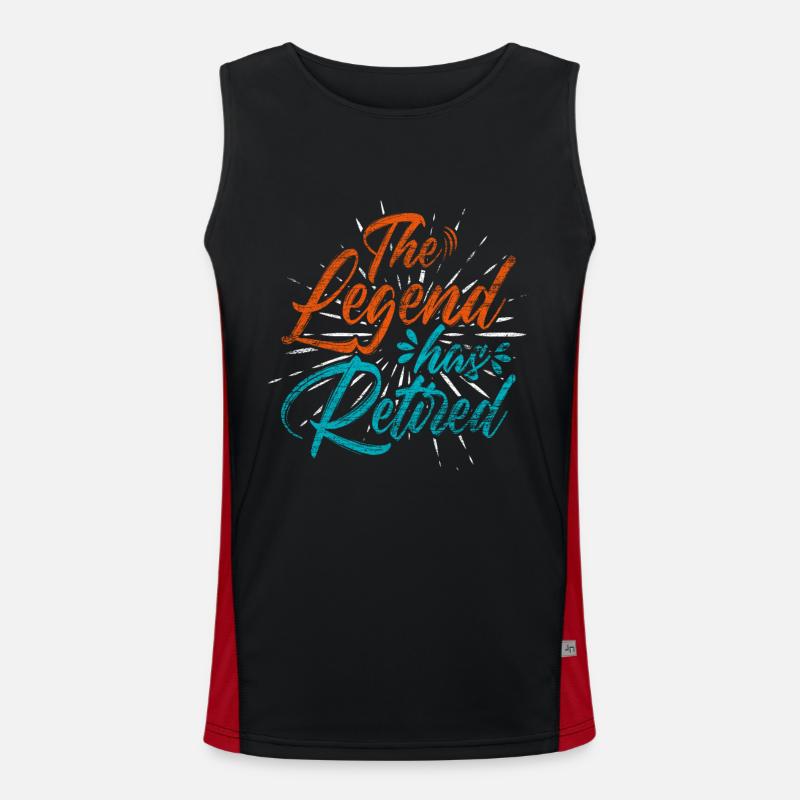 Rente Funktionelles Kontrast-Tank Top für Männer 