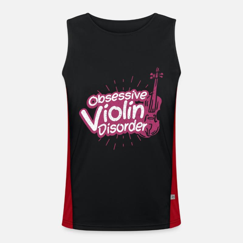 violin Men's Functional Contrast Tank Top 