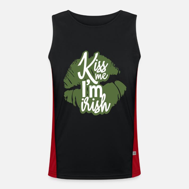 St. Patrick's Day Irish Men's Functional Contrast Tank Top 