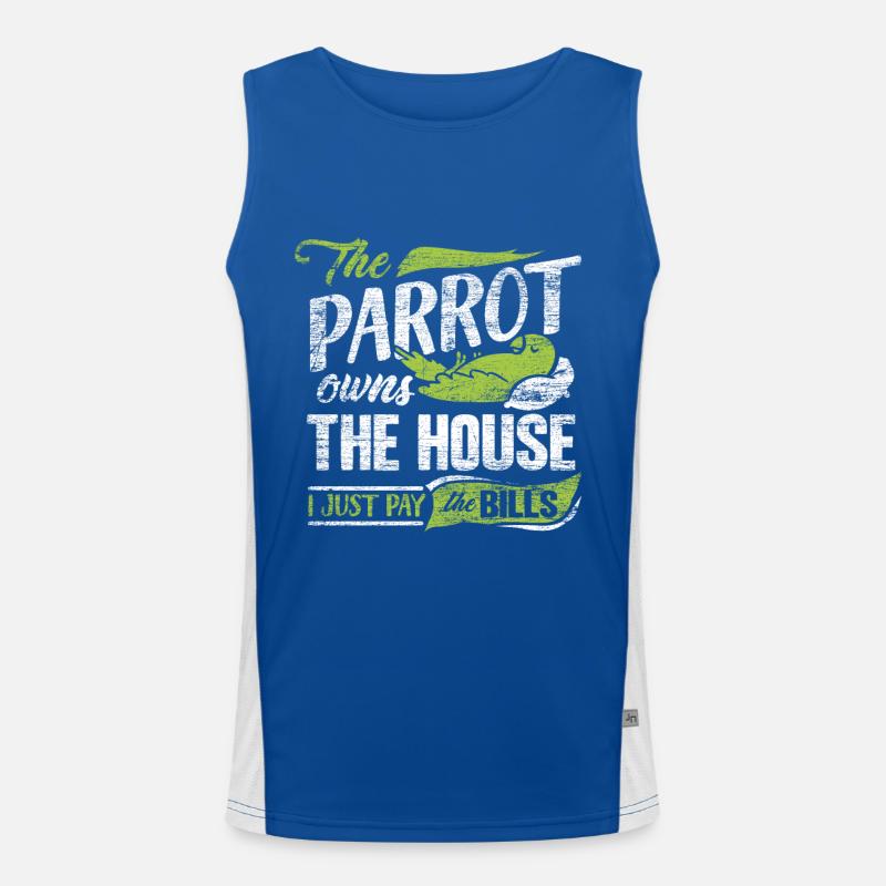 parrot Men's Functional Contrast Tank Top 