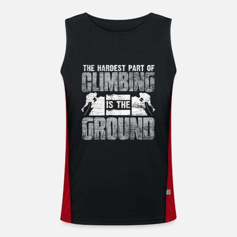 Klettern Kletterer Funktionelles Kontrast-Tank Top für Männer 