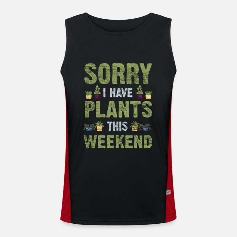 Garten Funktionelles Kontrast-Tank Top für Männer 