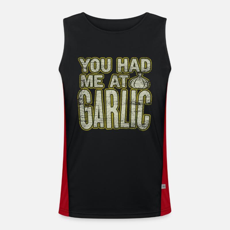 garlic Men's Functional Contrast Tank Top 
