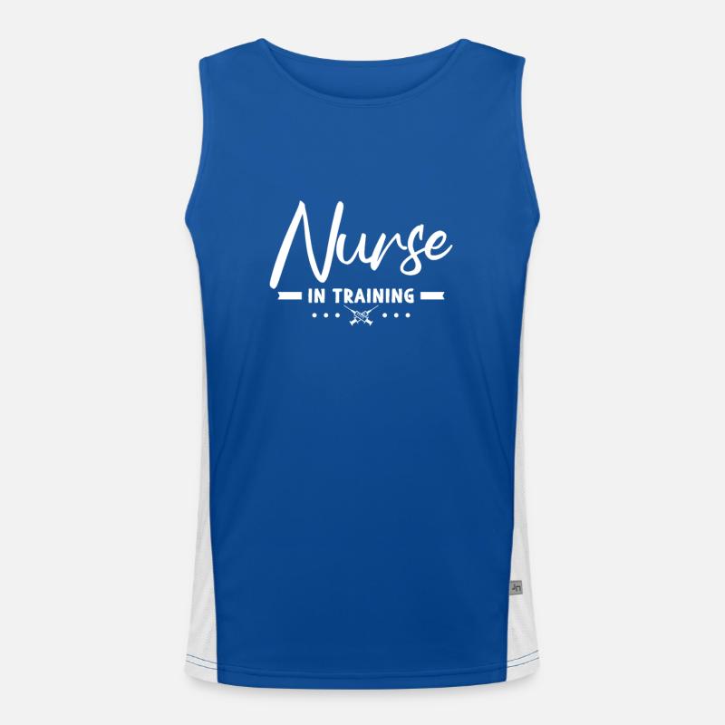 Nurse training Men's Functional Contrast Tank Top 