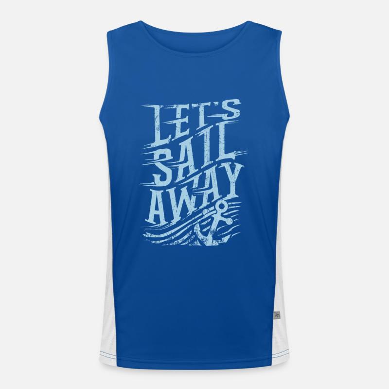 sailing Men's Functional Contrast Tank Top 