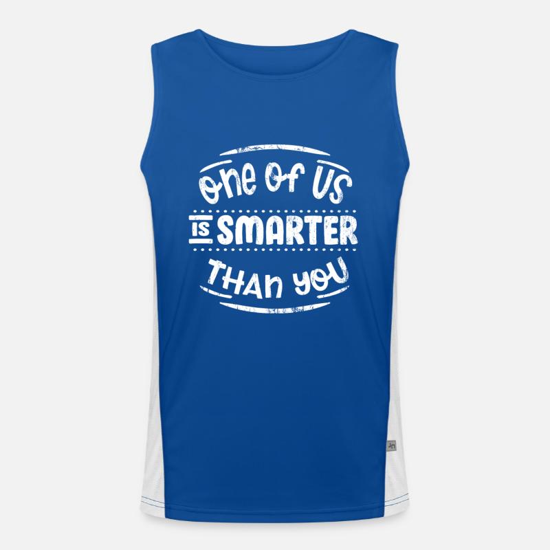 Student nerd nerd Men's Functional Contrast Tank Top 
