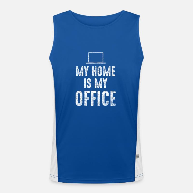 Home office Men's Functional Contrast Tank Top 