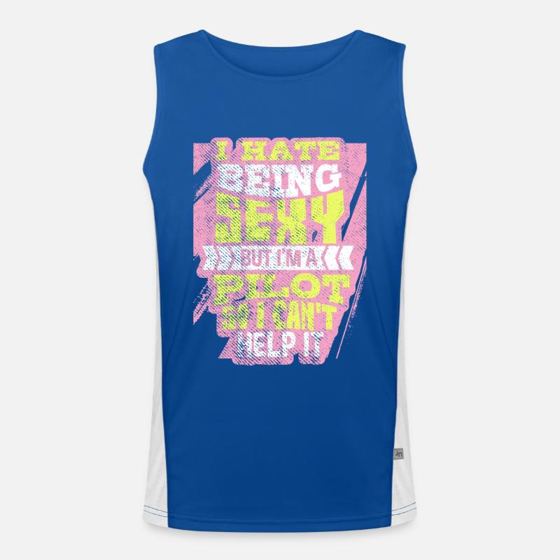 Men's Functional Contrast Tank Top 