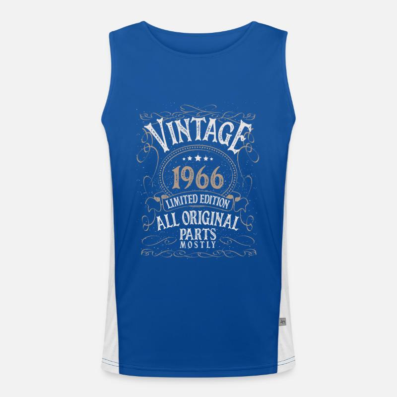 Né en 1966 Débardeur respirant contrasté Homme 