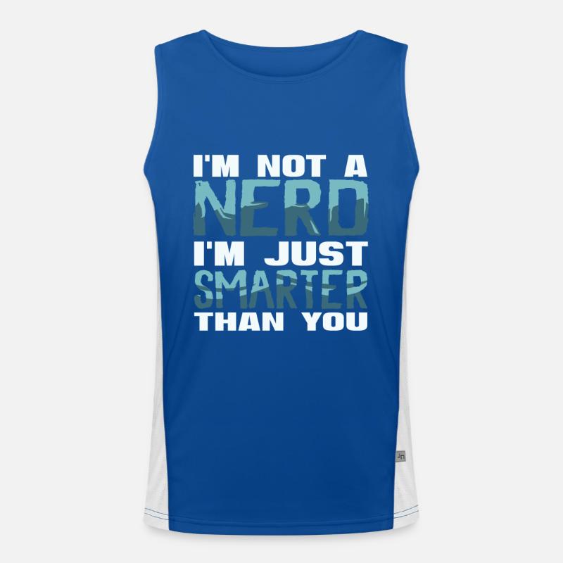 Nerd Men's Functional Contrast Tank Top 