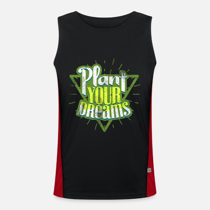 Gärtner Garten Funktionelles Kontrast-Tank Top für Männer 