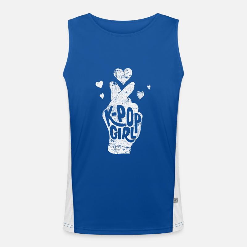 Fille de K-pop Débardeur respirant contrasté Homme 