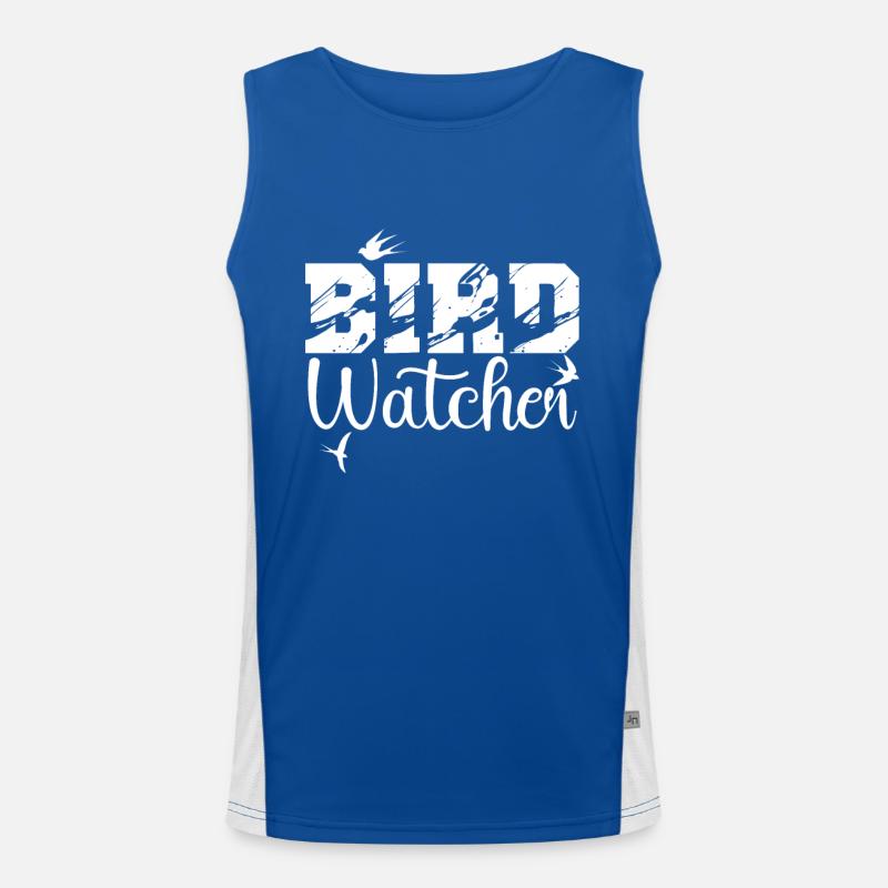 Bird watching Men's Functional Contrast Tank Top 