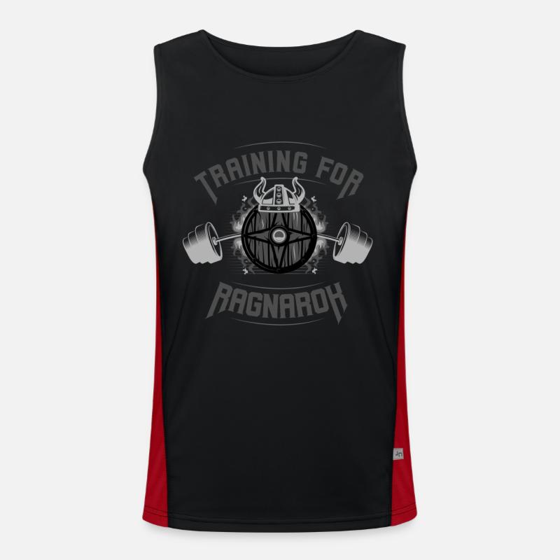 Wikinger, Wikinger Nordisch, Mittelalter, Funktionelles Kontrast-Tank Top für Männer 