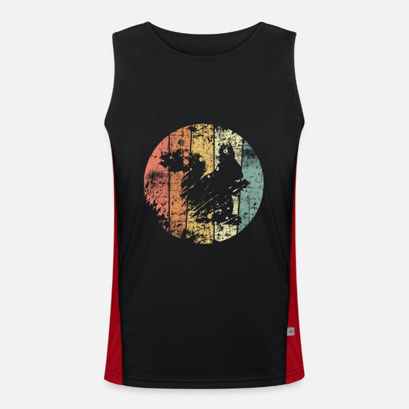 Eichhörnchen Funktionelles Kontrast-Tank Top für Männer 