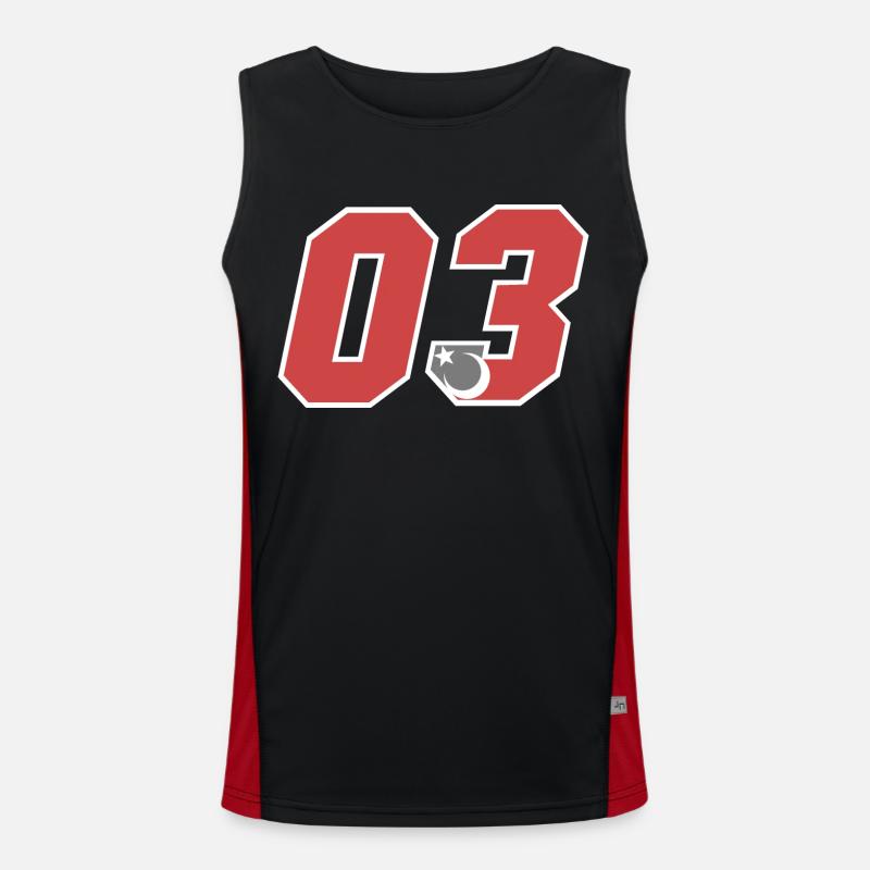 Afyon Funktionelles Kontrast-Tank Top für Männer 