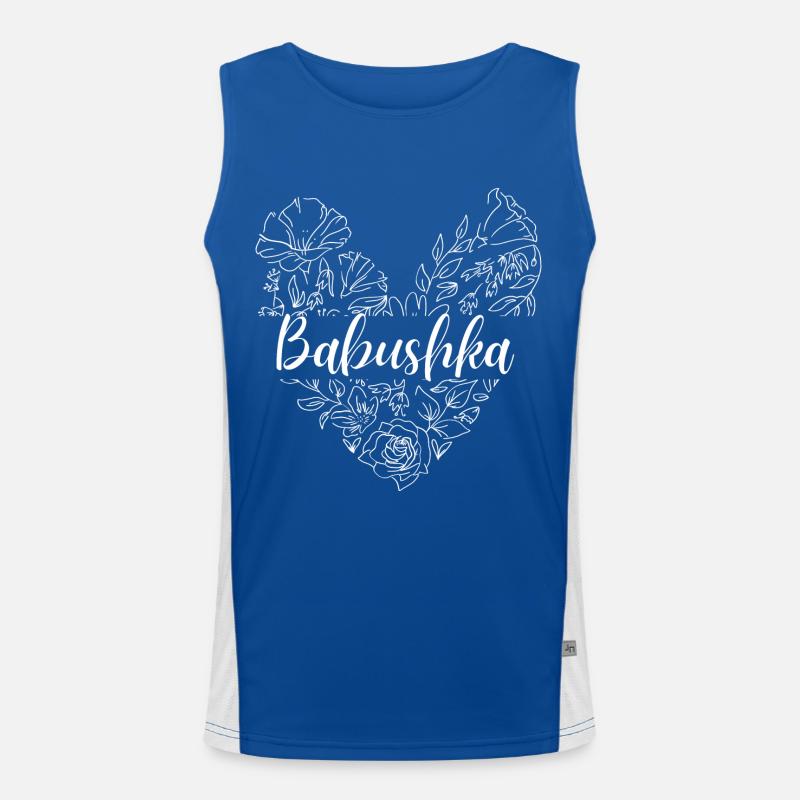 Babuschka. Babuschka Geschenk Funktionelles Kontrast-Tank Top für Männer 