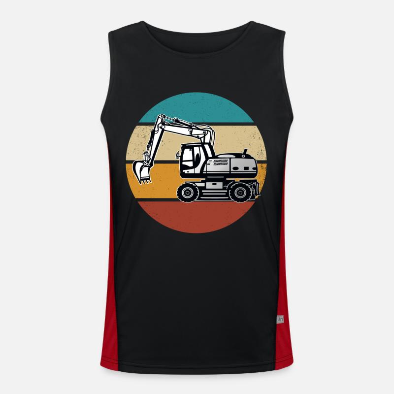 Bagger Funktionelles Kontrast-Tank Top für Männer 