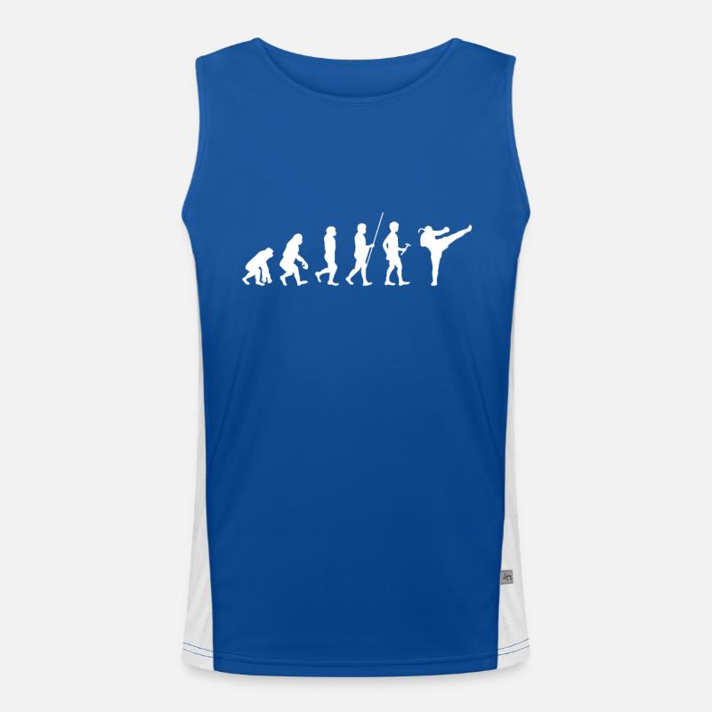 MMA Muay Thai Boxen Kickboxen Kampfsport Evolution Funktionelles Kontrast-Tank Top für Männer 