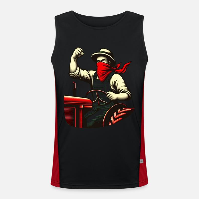 Rural Revolutionary Men's Functional Contrast Tank Top 