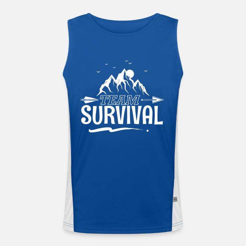 Team Survival Men's Functional Contrast Tank Top 