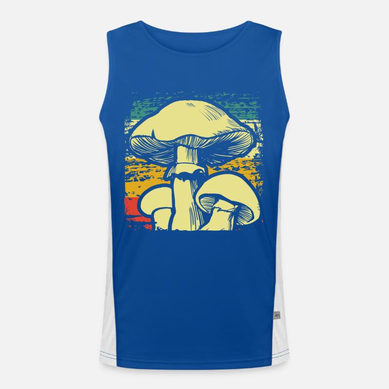 Champignons Débardeur respirant contrasté Homme 