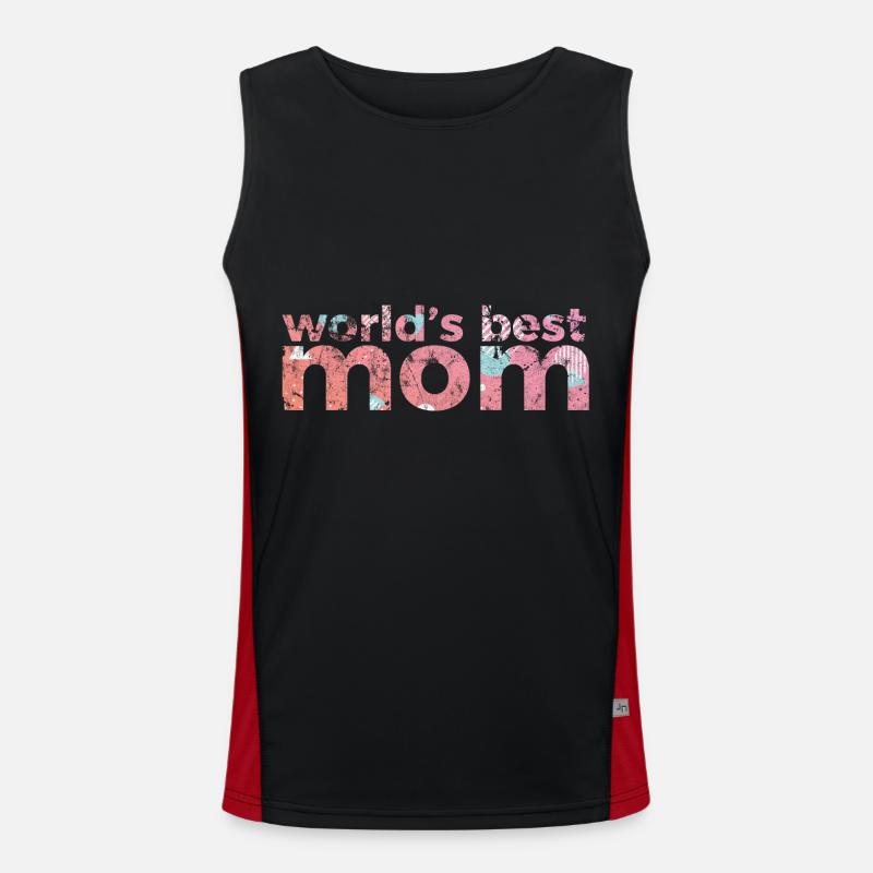 Muttertag Funktionelles Kontrast-Tank Top für Männer 