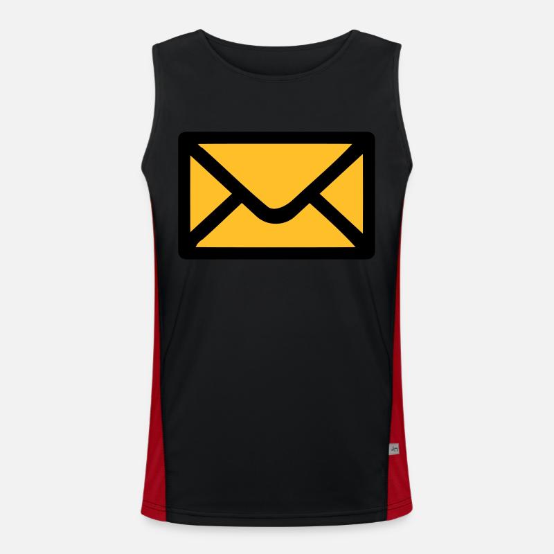 Letter envelope Men's Functional Contrast Tank Top 