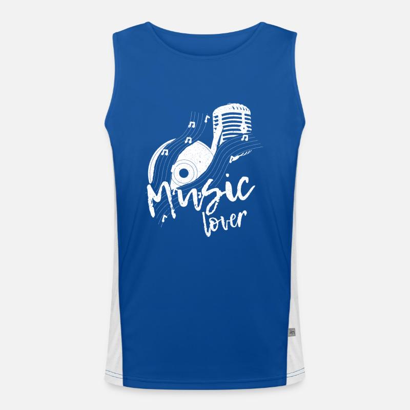 music Men's Functional Contrast Tank Top 