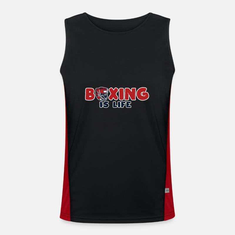 boxe Débardeur respirant contrasté Homme 